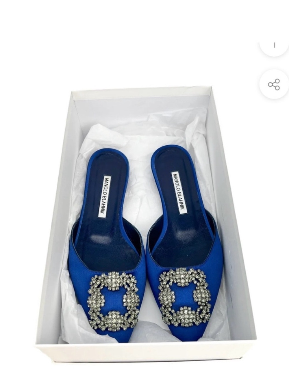 Manolo Blahnik Hangisi Mules size 36
